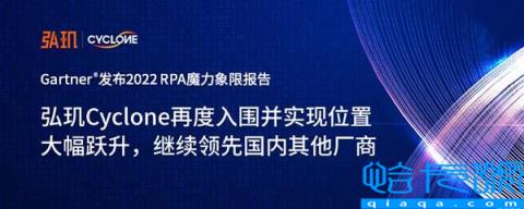 Gartner公布2022RPA 魔力象限  弘玑Cyclone再度入围并实现位置大幅跃升  继续领先国内厂商(附2022年最新排行榜前十名单)