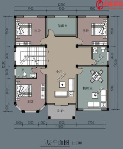 10×13米户型图图片